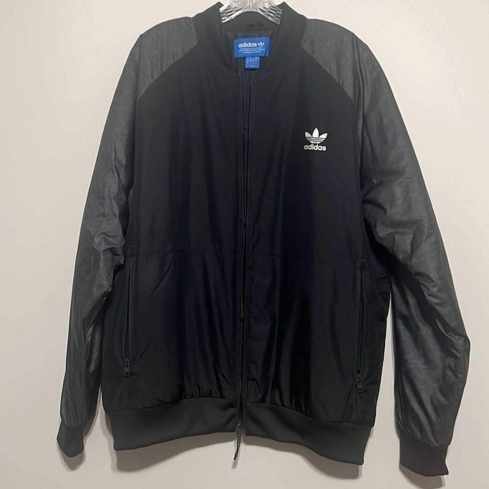 MEN'S ADIDAS ORIGINALS TREFOIL PADDED BOMBER JACKET ~ SIZE XL~ RARE!